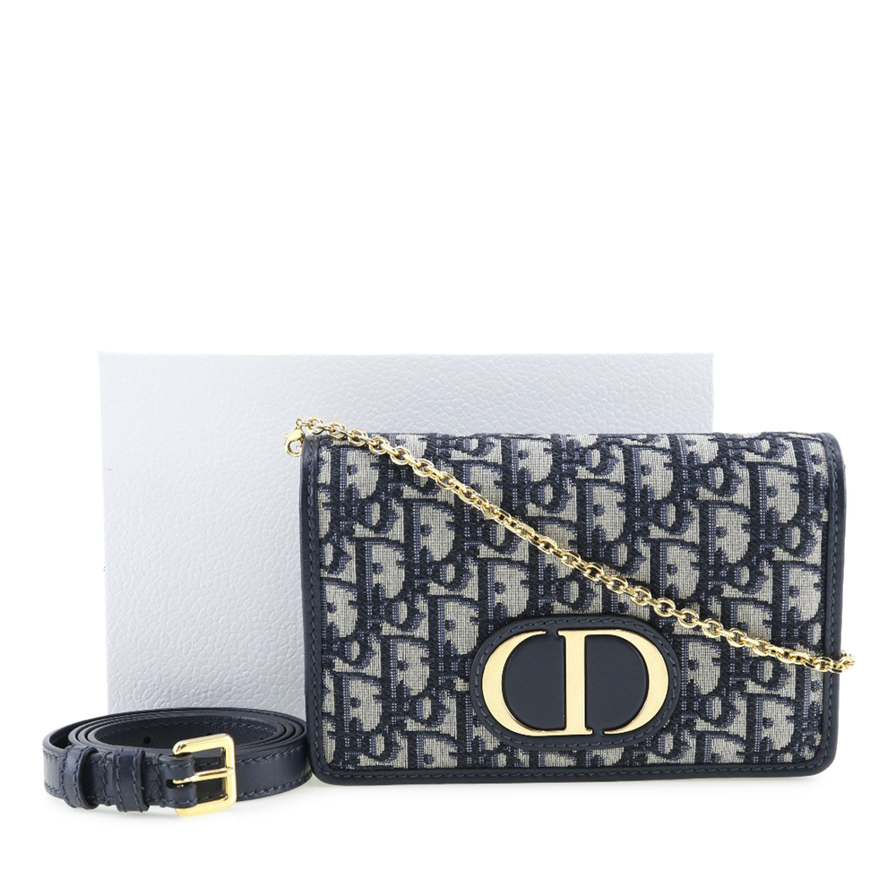 Pre-Loved Dior Oblique 30 Montaigne 2 in 1 Pouch - Picture 8 of 8